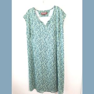 Simms Fishing Sleeveless Drifters Print Dress XL